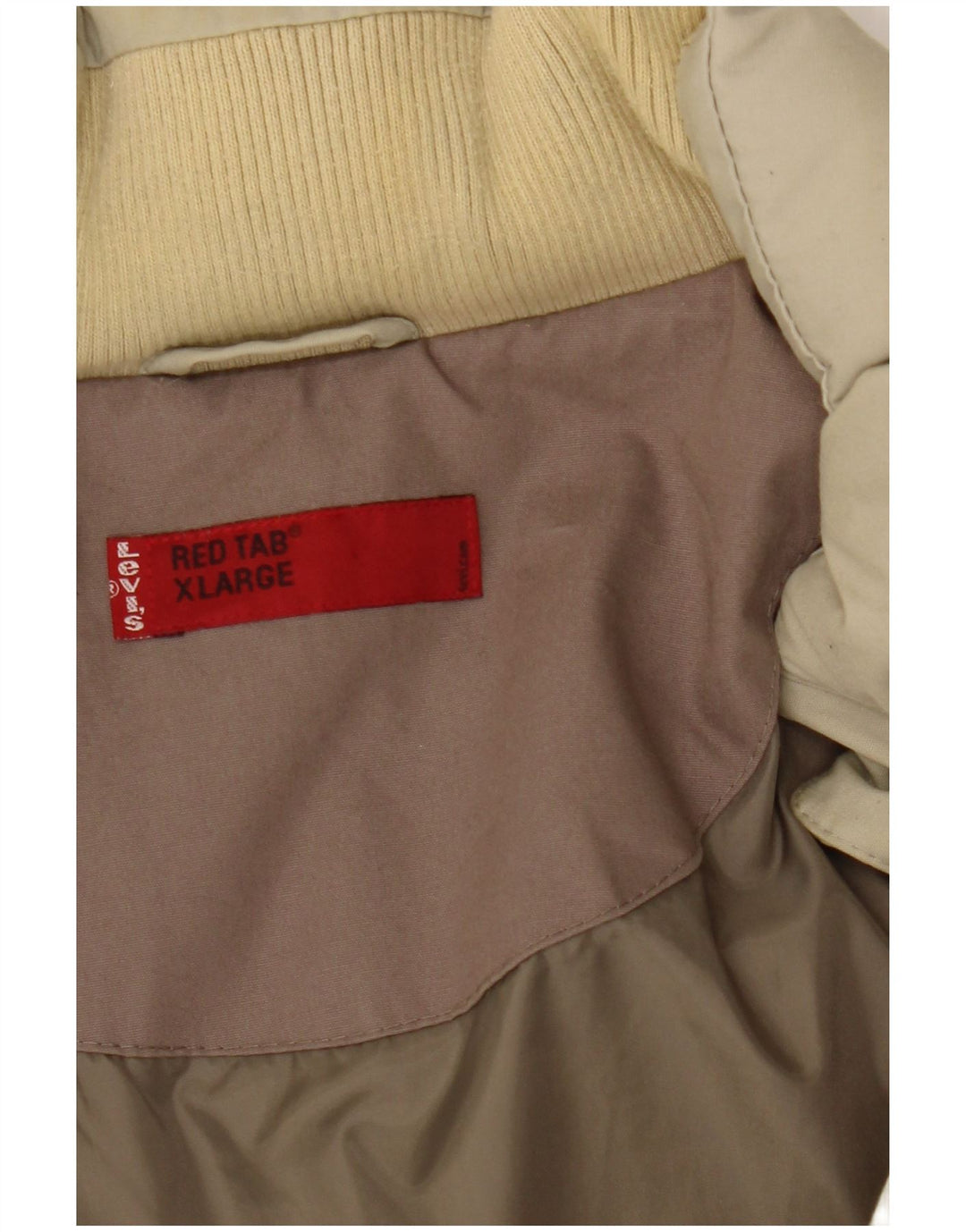 Levi's muška podstavljena jakna UK 42 XL bež pamuk