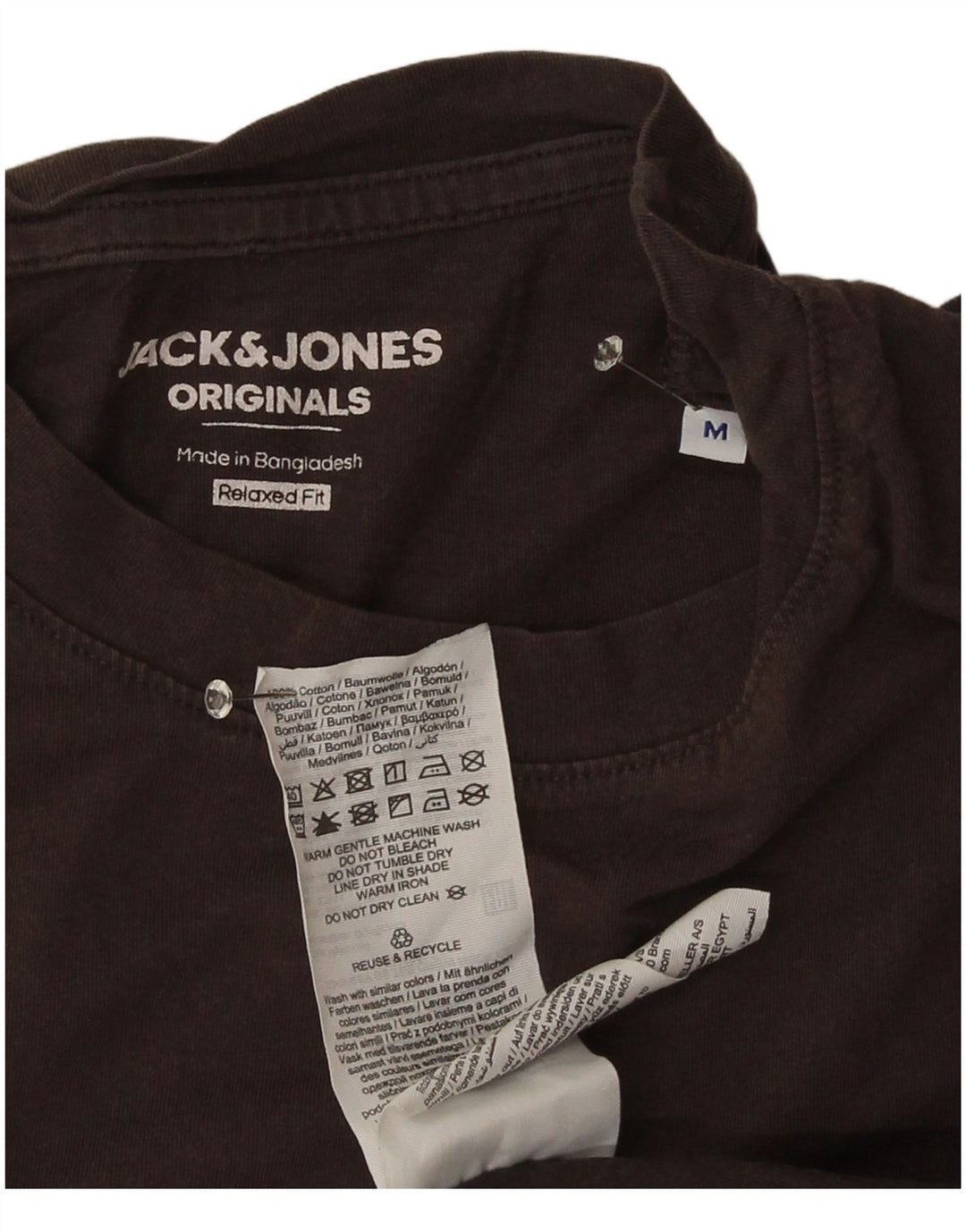 Jack & Jones muška majica kratkih rukava opuštenog kroja srednje sive boje