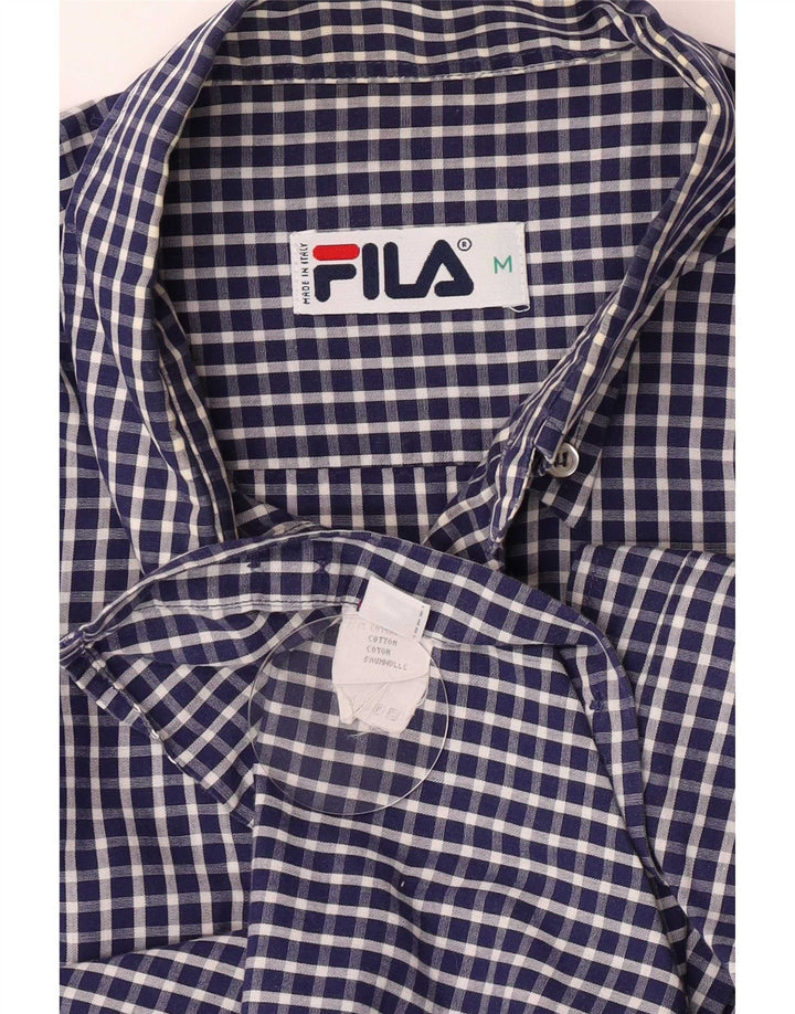 Fila muška košulja standardnog kroja Srednje tamnoplavi pamuk od ginghama