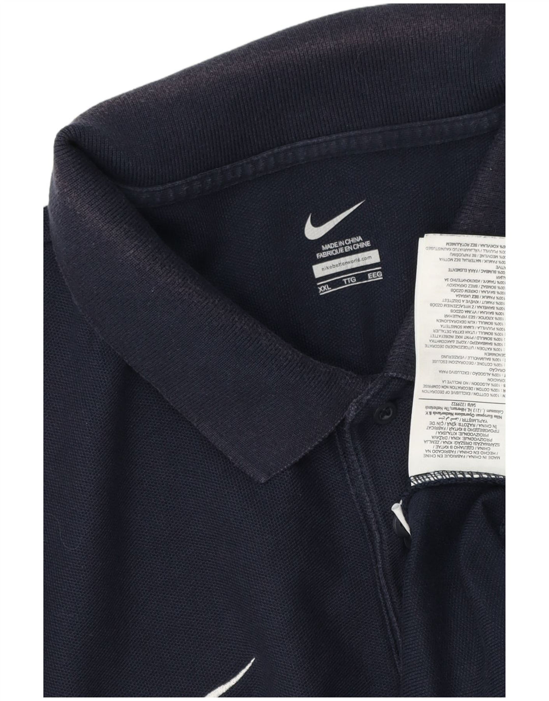 Nike muška polo majica 2XL tamnoplavi pamuk