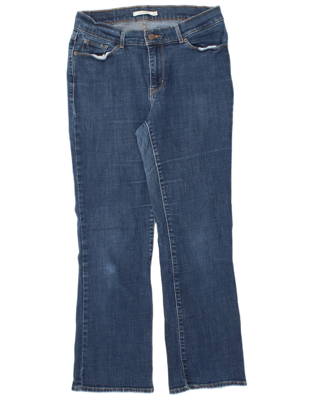 Levi's ženske klasične bootcut traperice W29 L28 plavi pamuk