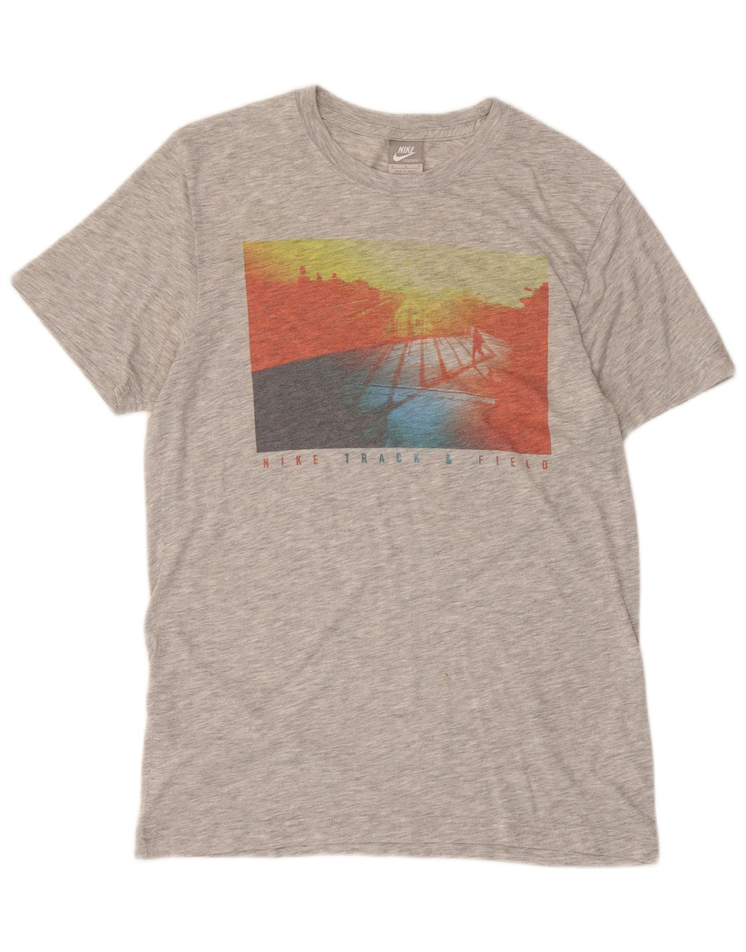 Nike muška majica s grafičkim motivima, srednji sivi flekasti poliester