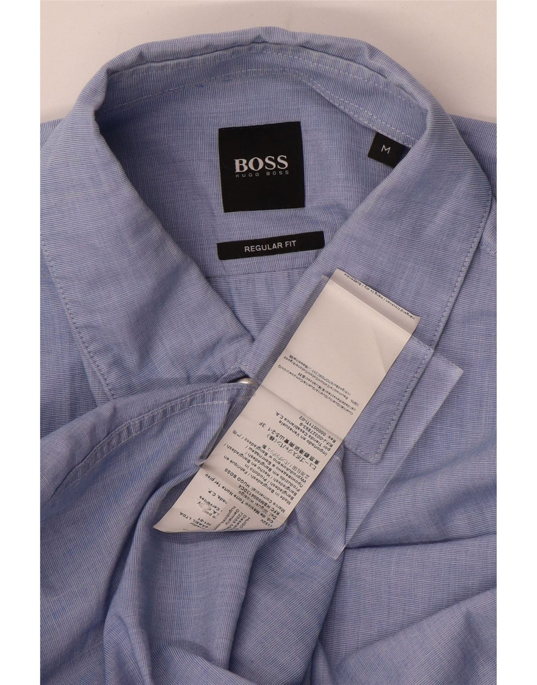Hugo Boss muška košulja standardnog kroja srednje plavi pamuk