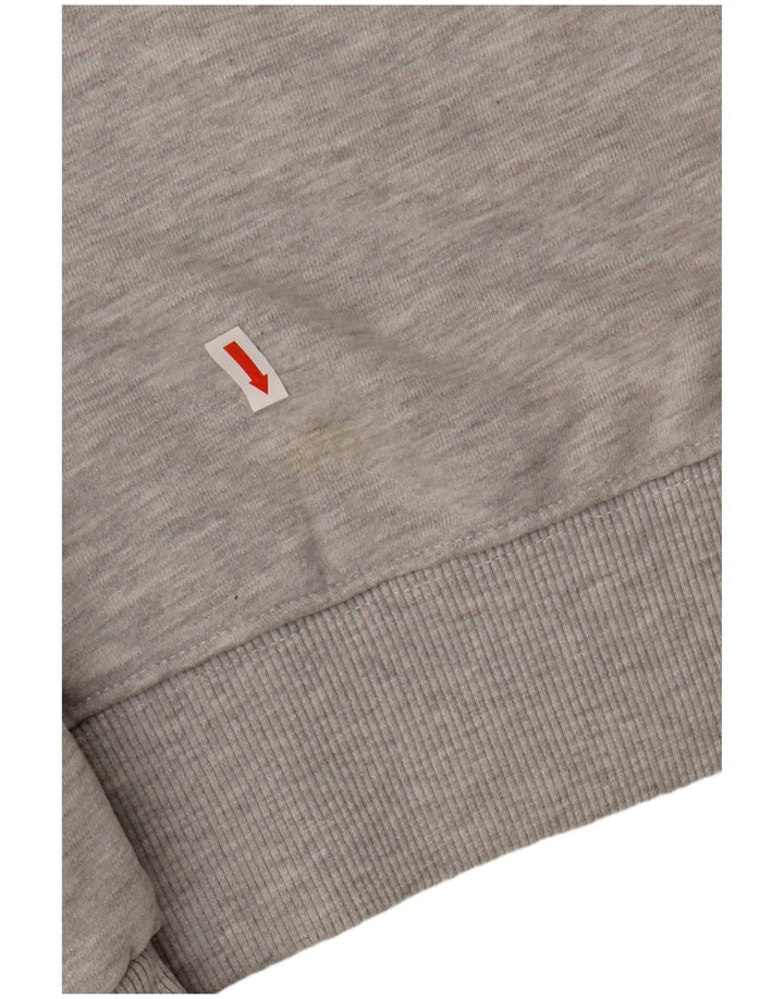 Superdry muški džemper s grafičkim motivima, srednje sivi flekasti pamuk