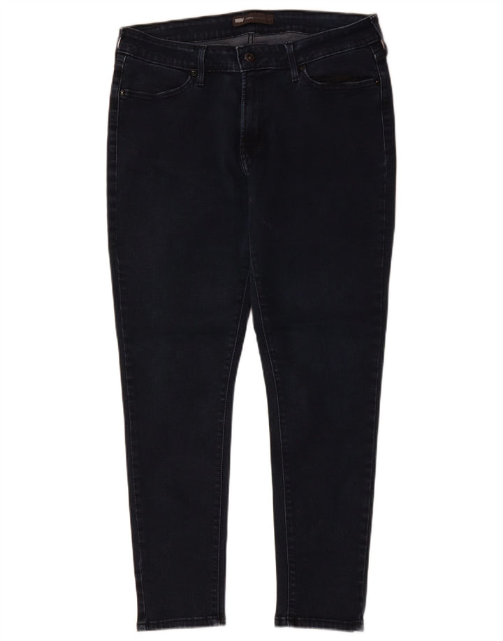 LEVI'S ženske uske traperice s tajicama W32 L28 tamnoplave