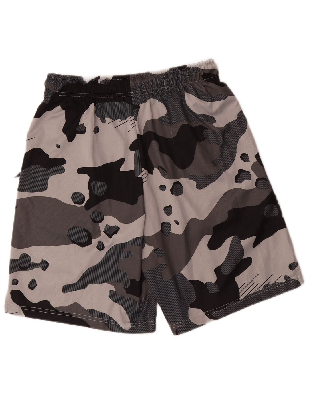 Nike Dri Fit sportske kratke hlače srednje sive boje od kamuflažnog poliestera