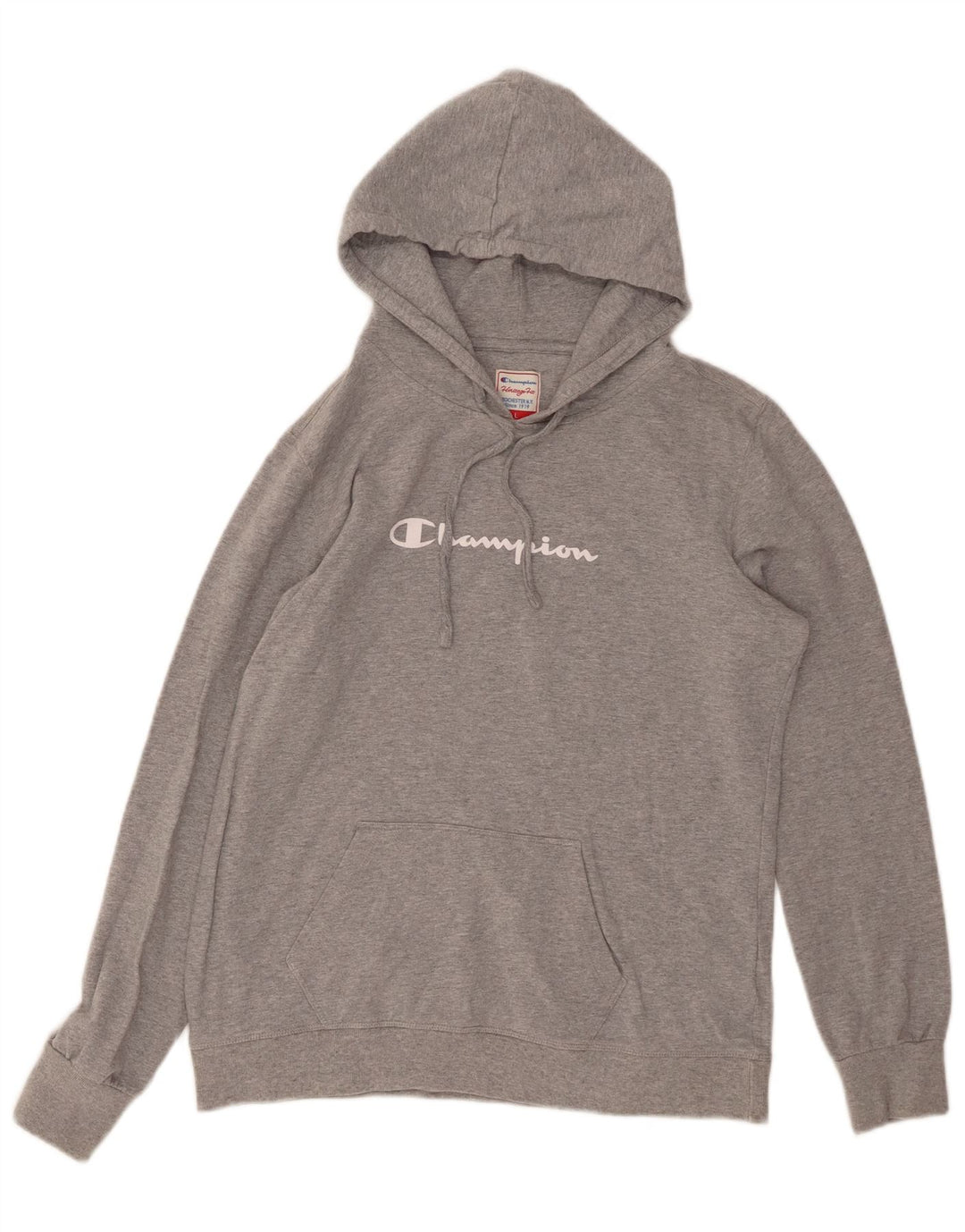 CHAMPION Ženska Heritage Fit grafička majica s kapuljačom UK 14 velika siva