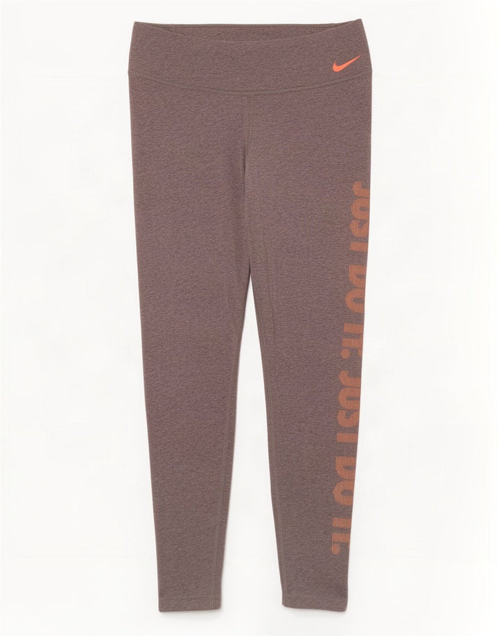 Nike ženske Dri Fit grafičke tajice UK 18 XL sive