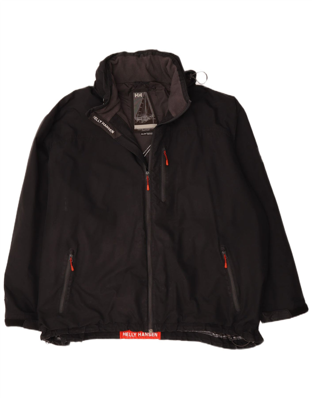Helly Hansen muška grafička vjetrovka jakna UK 46 3XL crni poliester