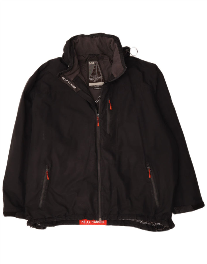 Helly Hansen muška grafička vjetrovka jakna UK 46 3XL crni poliester