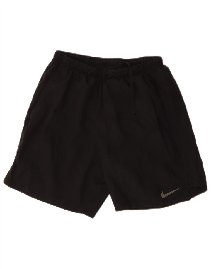 NIKE Ženske Dri Fit Sportske Kratke Hlače UK 8 Mali crni poliester