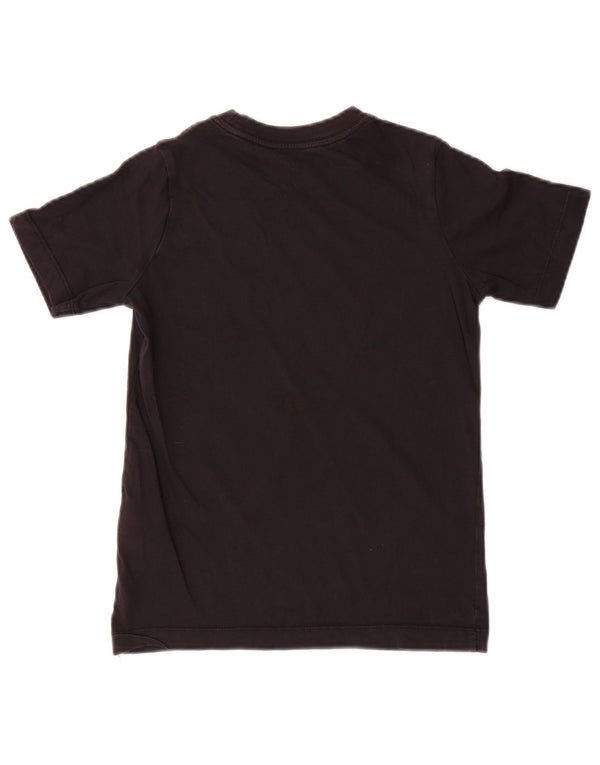 Nike Boys Graphic T-Shirt Top 8-9 Years Small Black Pamuk