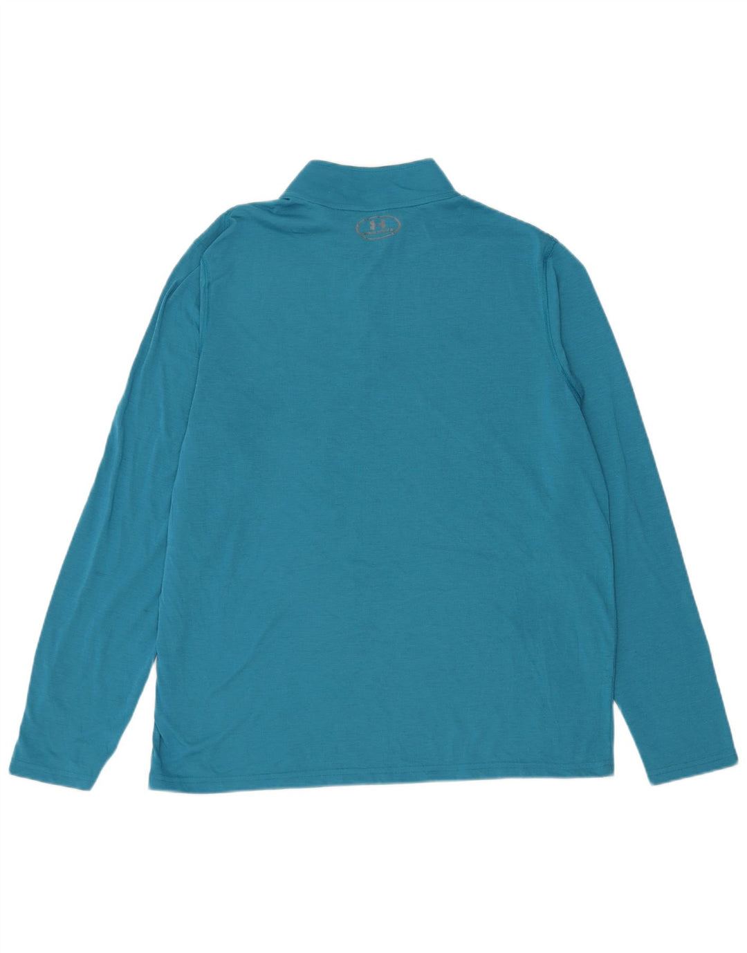 Under Armour Top trenirke za muškarce Heat Gear Zip Neck Pulover Large Blue