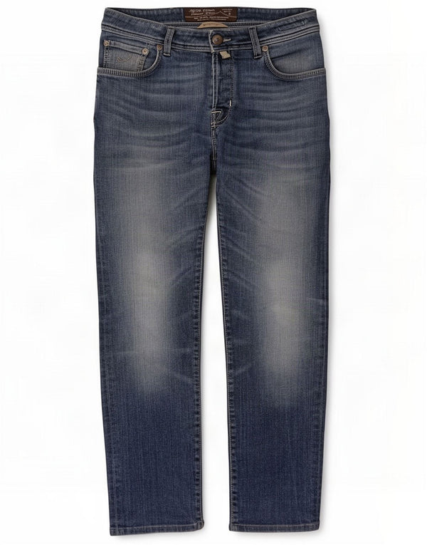 Jacob Cohen Mens Slim Jeans W33 L29 Blue Cotton