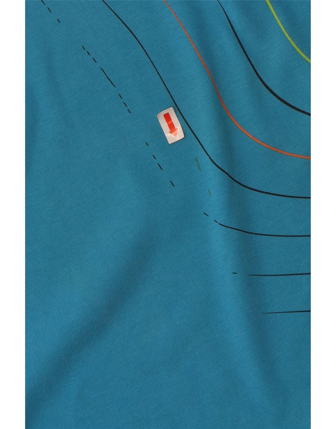 FOX muška majica kratkih rukava s grafičkim motivima, veliki plavi pamuk