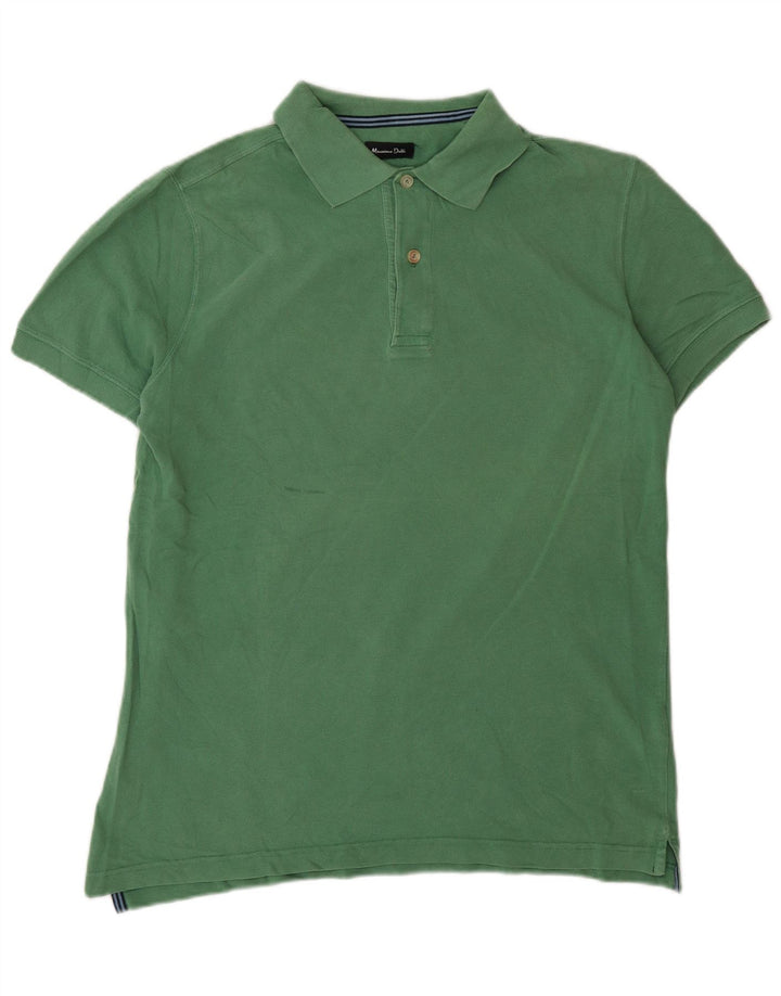 Massimo Dutti muška polo majica Srednje zelena