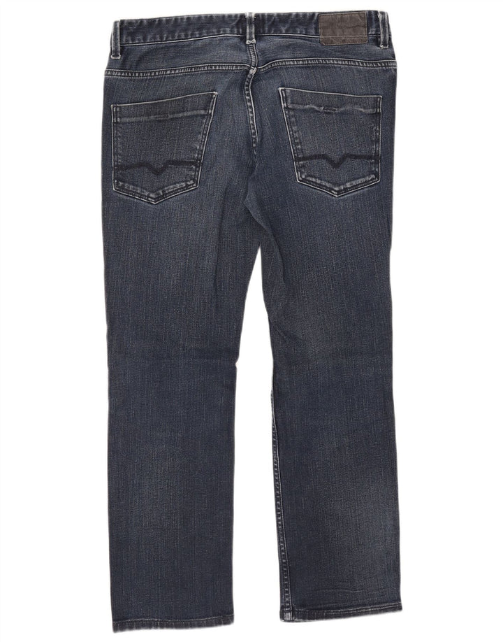 HUGO BOSS Muške ravne traperice W34 L27 plavi pamuk