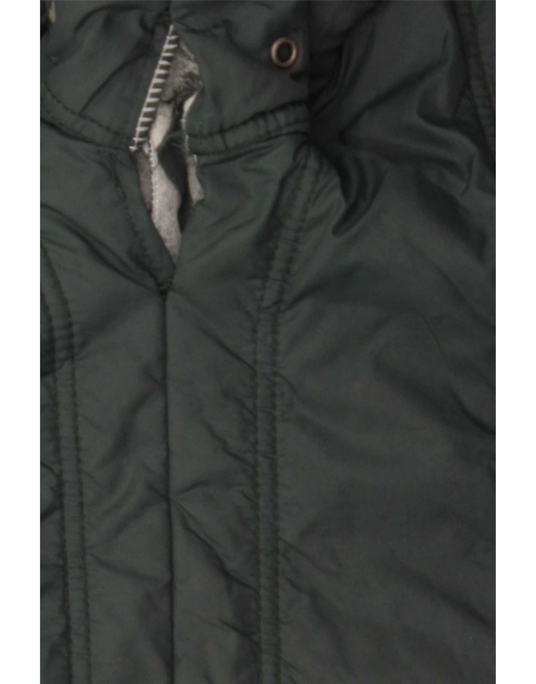 Zara muška podstavljena jakna UK 40 Large Green Nylon