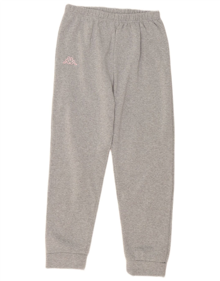 Kappa Ženska trenirka Hlače Joggers UK 14 Veliki sivi poliester