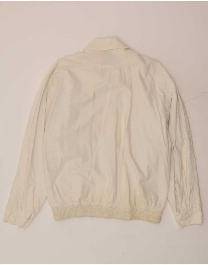 Vintage muška bomber jakna UK 36 Mala bijela