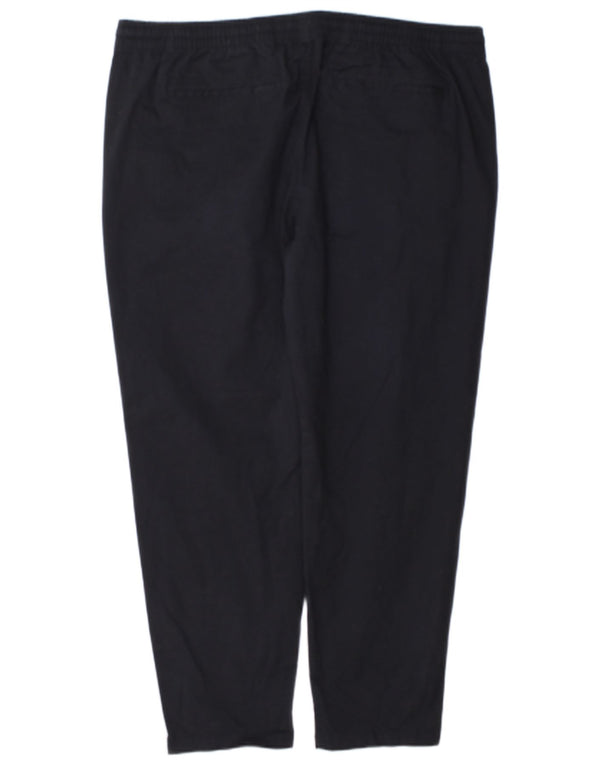 Marks & Spencer muške sužene chino hlače 2XL W42 L29 tamnoplavi pamuk