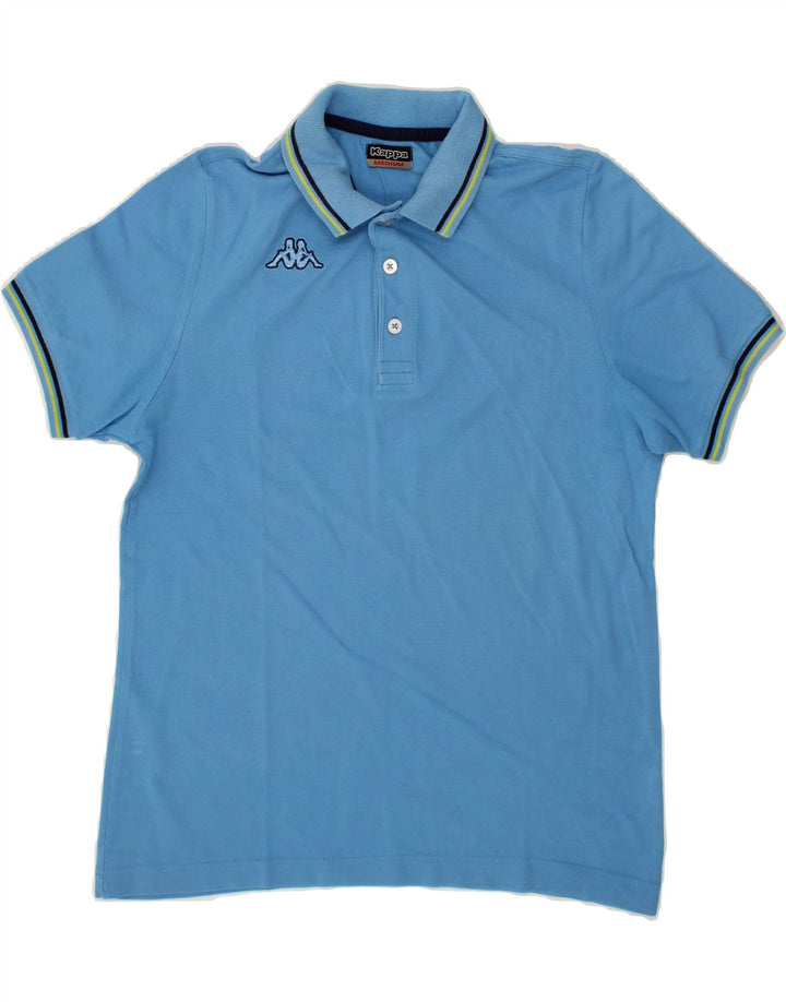 KAPPA Mens Polo Shirt Medium Blue Vintage Kappa and Second-Hand Kappa from Messina Hembry 