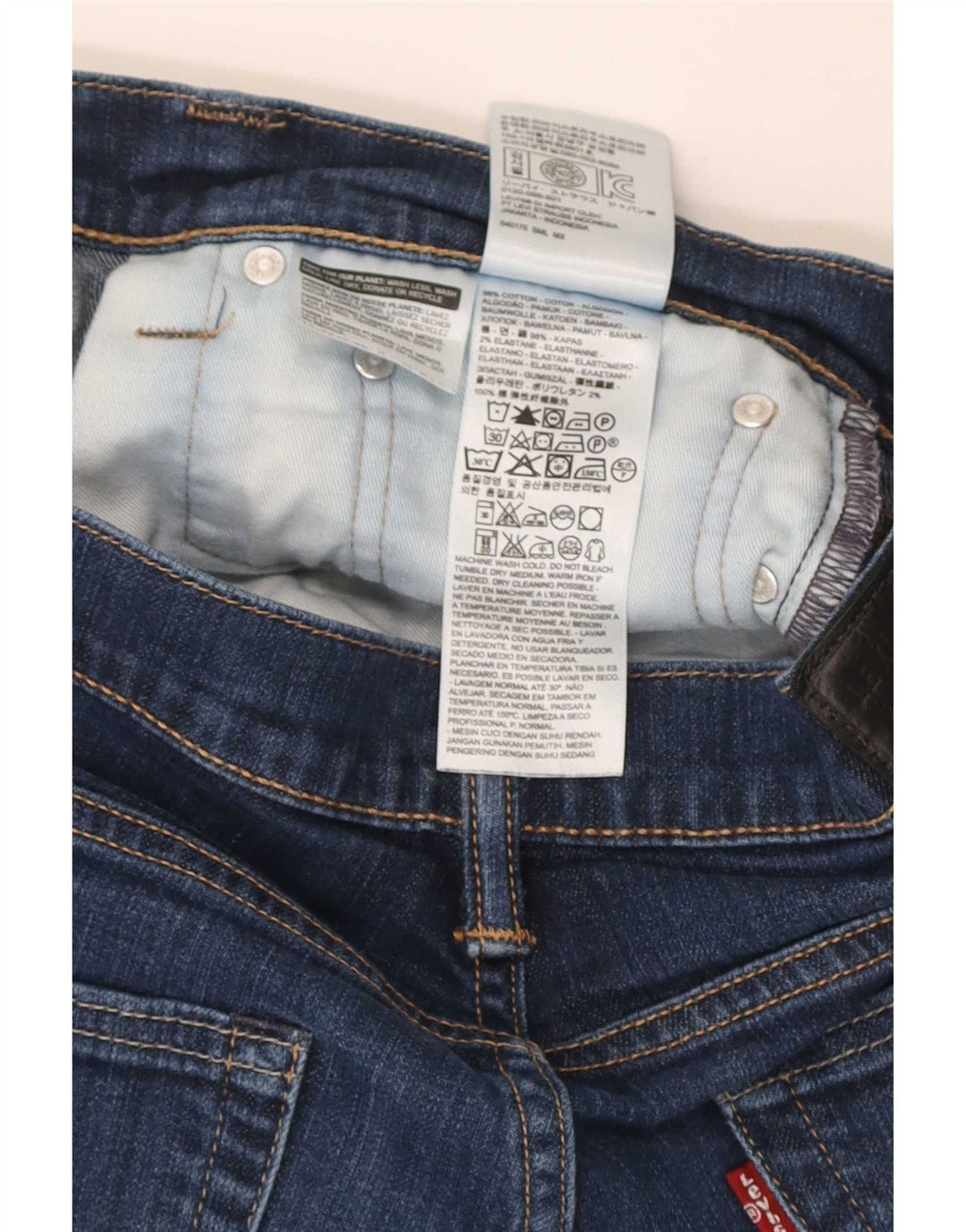 Levi's muške 511 uske traperice W34 L32 tamnoplavi pamuk