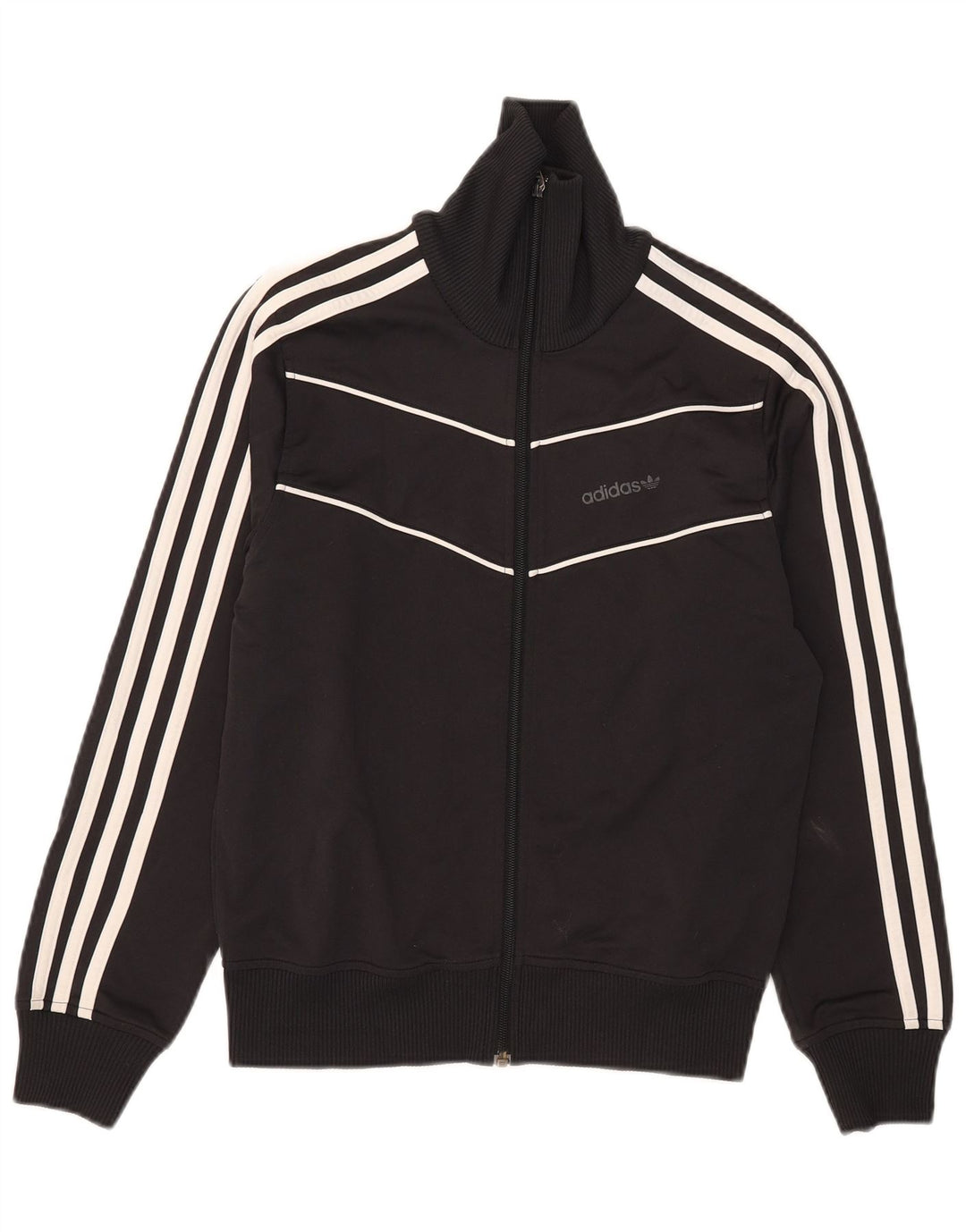 Adidas ženska gornja jakna za trenirku UK 14 srednji crni poliester