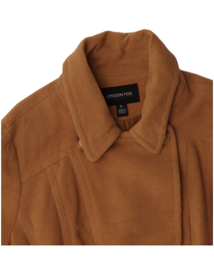 LONDON FOG Ženski graškasti kaput UK 18 XL smeđi