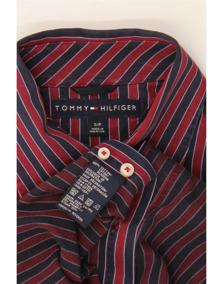 Tommy Hilfiger muška majica na male crvene pruge, pamuk