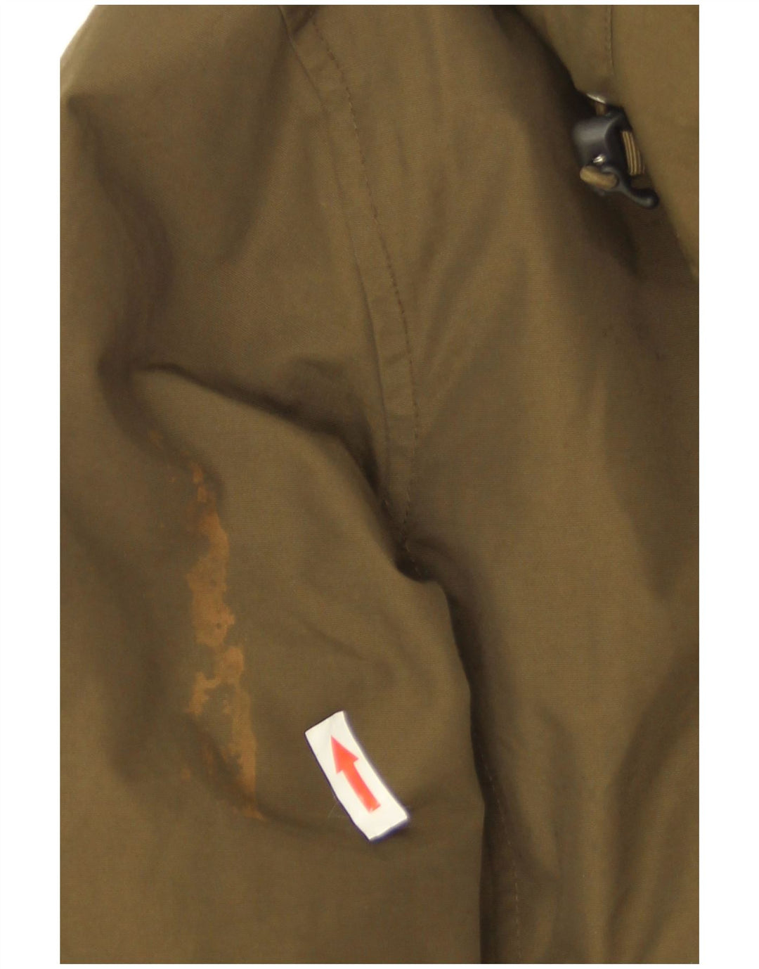 Woolrich ženska parka jakna s kapuljačom UK 14, srednji kaki pamuk