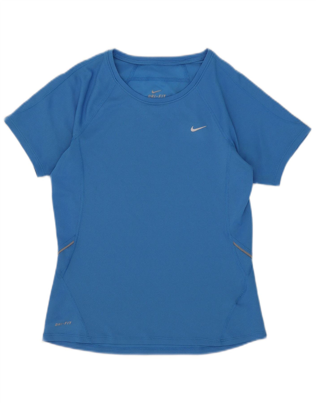 Nike Ženska Dri Fit majica kratkih rukava UK 8/10 Mali plavi poliester