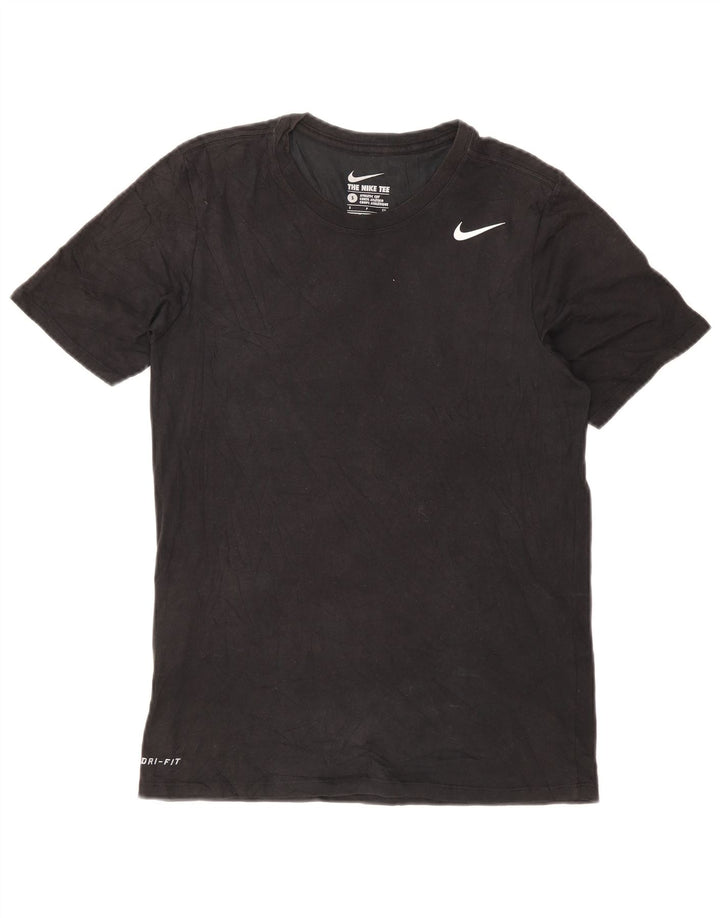 NIKE Muška majica atletskog kroja Mala crna pamučna majica