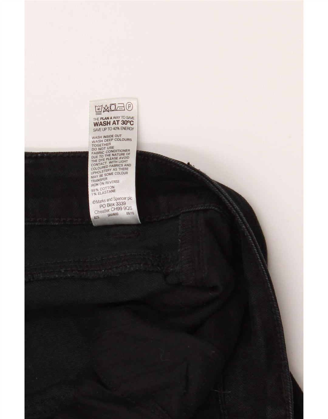 Marks & Spencer ženske kratke traperice UK 12 srednje W34 L27 crne
