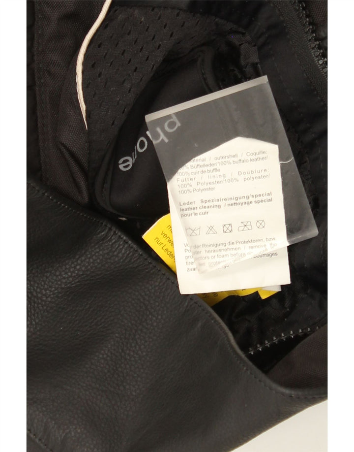 Probiker muška grafička trkaća jakna IT 48 srednje crne boje