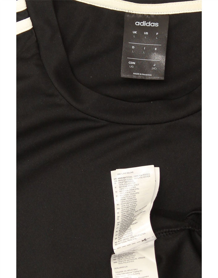 Adidas muška majica Climalite, veliki crni poliester