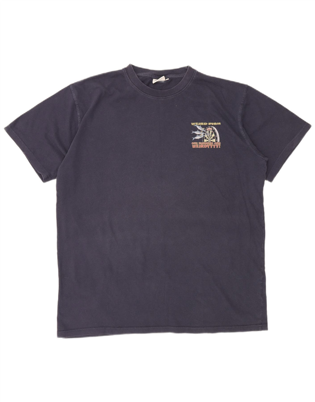 WEIRD FISH Muška majica kratkih rukava XL s motivima, tamnoplavi pamuk
