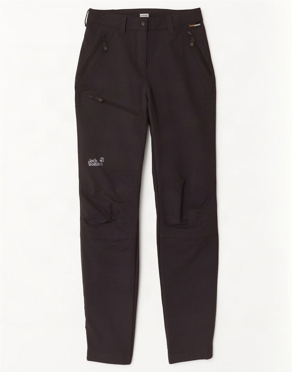 Jack Wolfskin ženske kargo vjetrovke hlače UK 8 male W26 L30 crne