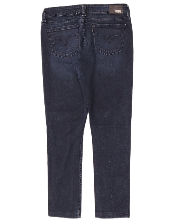 Levi's Womens Demi Curve Low Waist Skinny Jeans W29 L27 Blue Cotton