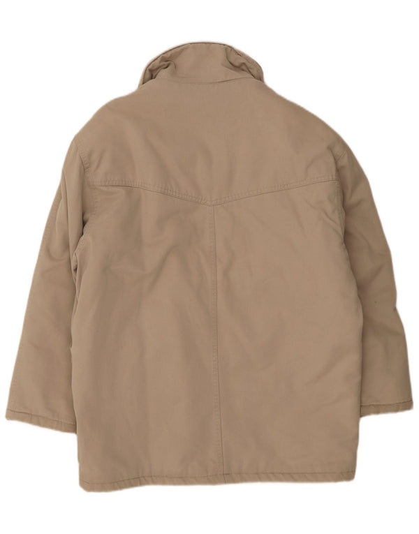 Vintage muška parka jakna s kapuljačom UK 40 Large Beige Pamuk
