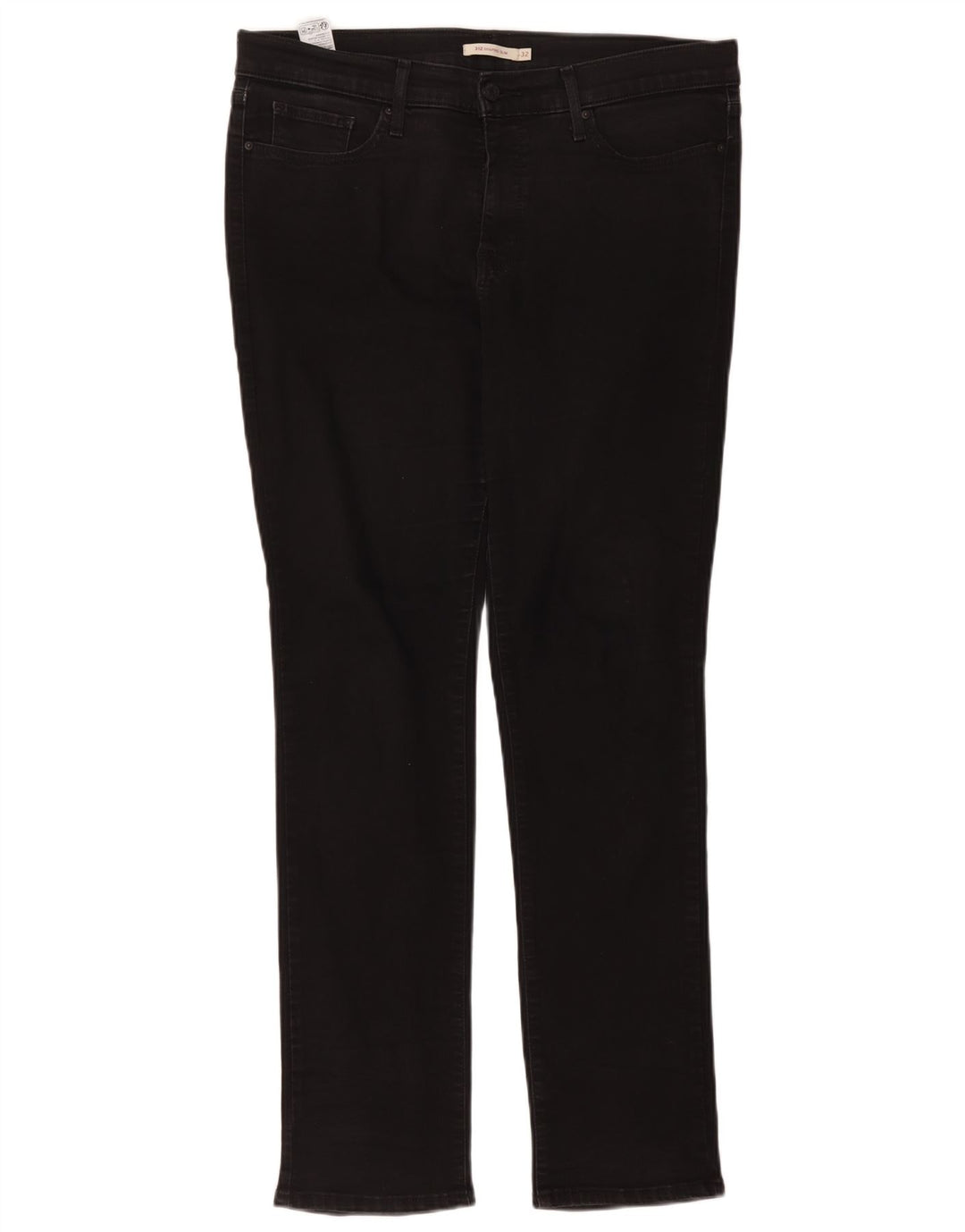 Levi's ženske 312 uske traperice W32 L30 crni pamuk
