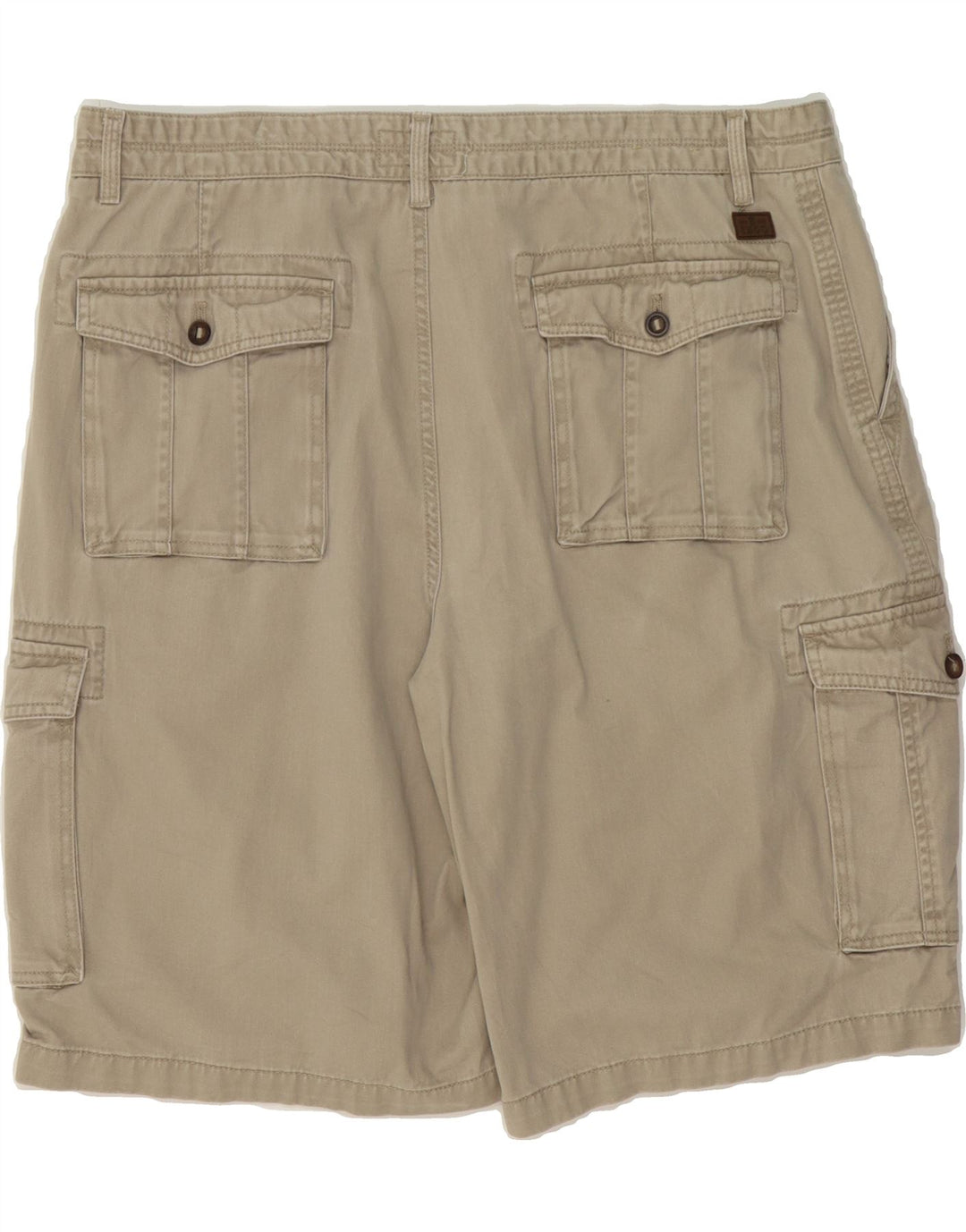 IZOD Mens Cargo Shorts W38 XL Beige Cotton Vintage Izod and Second-Hand Izod from Messina Hembry 