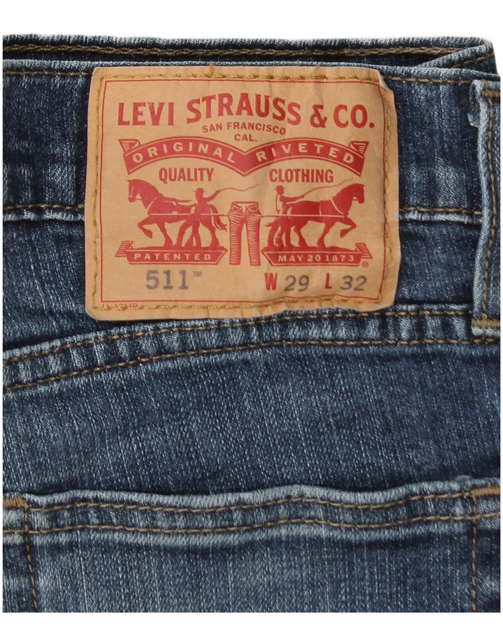 Levi's muške 511 uske traperice W29 L30 plavi pamuk