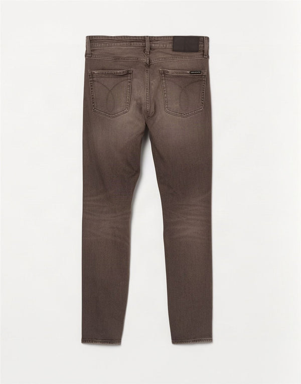 Calvin Klein Muške uske traperice W33 L32 Sivi pamuk