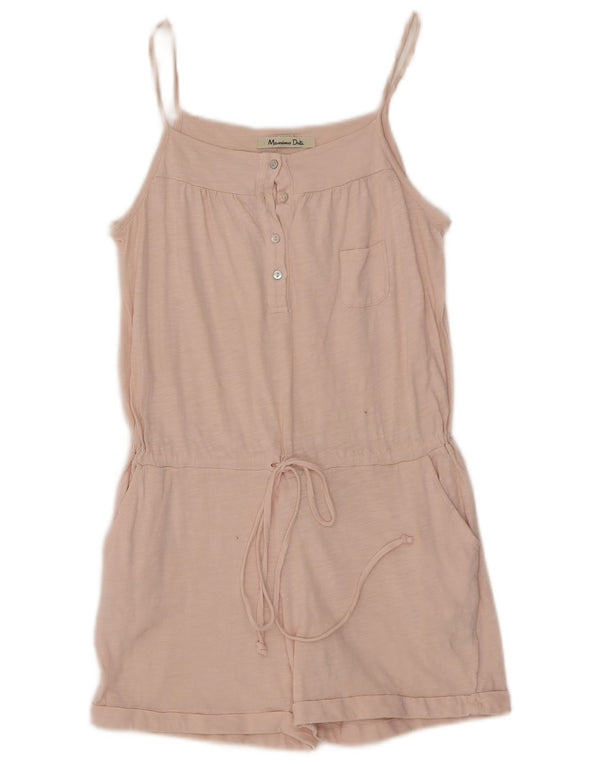 Massimo Dutti Girls Sleeveless Playsuit 9-10 Years Pink