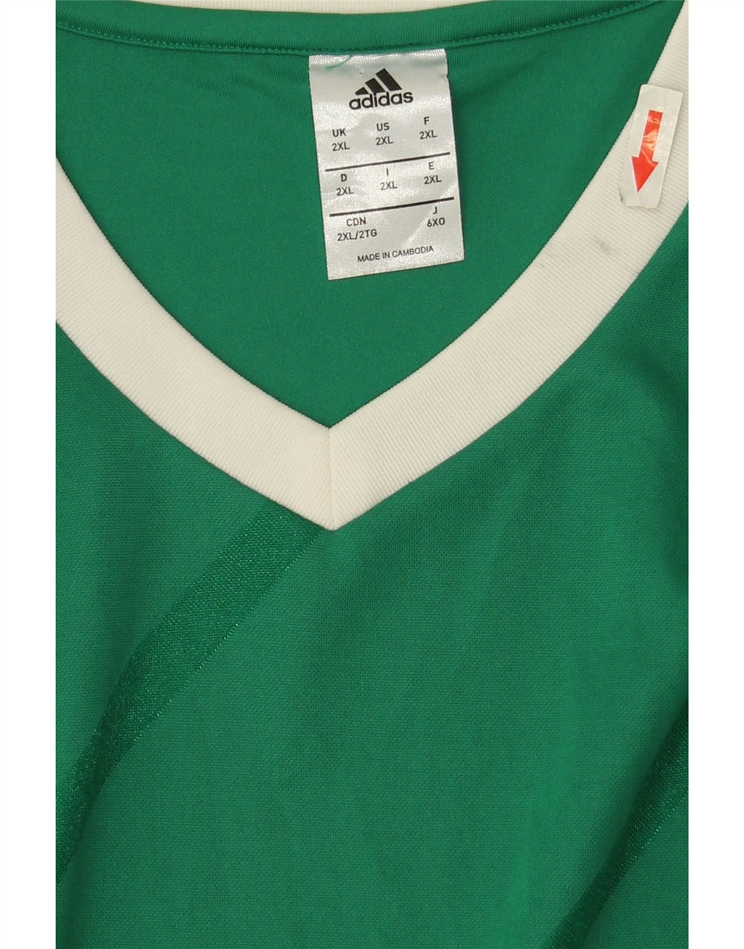 Adidas muška majica Climalite dugih rukava 2XL poliester na zelene pruge