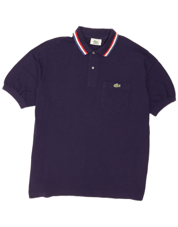Lacoste muška polo majica veličina 8 3XL tamnoplavi pamuk na pruge
