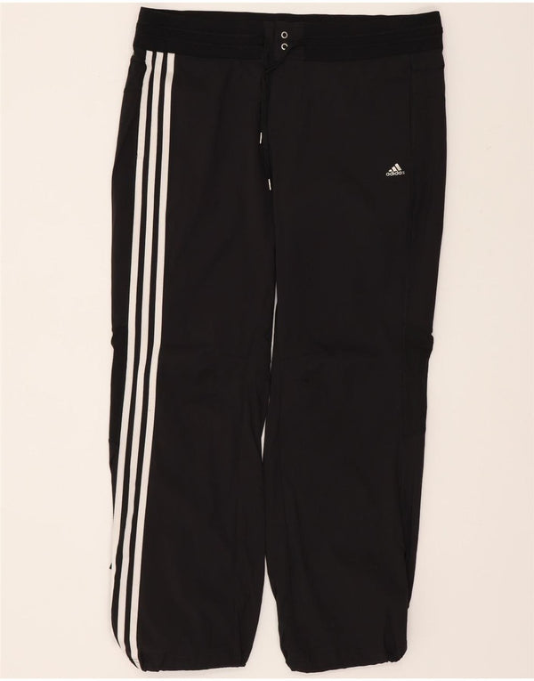 Adidas ženske Capri trenirke hlače UK 16 Large W34 L28 crne