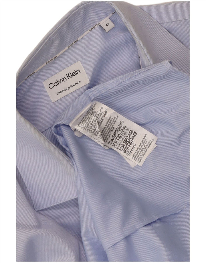Calvin Klein muška košulja veličina 42 veliki plavi pamuk
