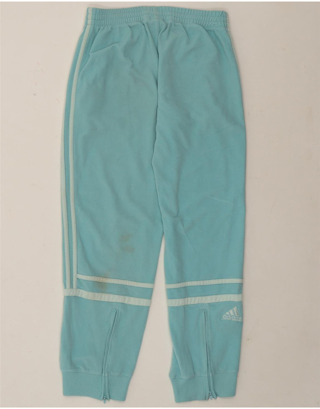 Adidas Ženske trenirke Hlače Joggers UK 14 Srednje tirkizni poliester